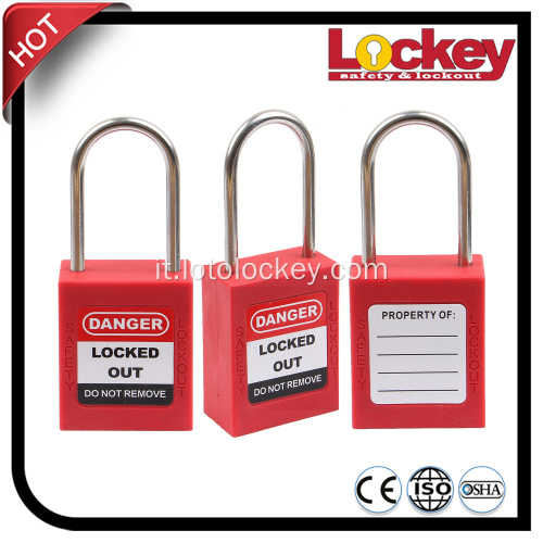 Lucchetto Lockout di sicurezza dell&#39;acciaio inossidabile di 40mm